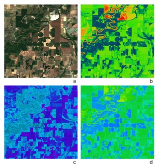 Sample area in RGB representation