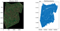 Field boundaries for an area of investigation in the last 4 years.