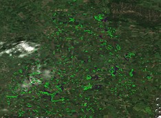 Examples of field boundaries changes